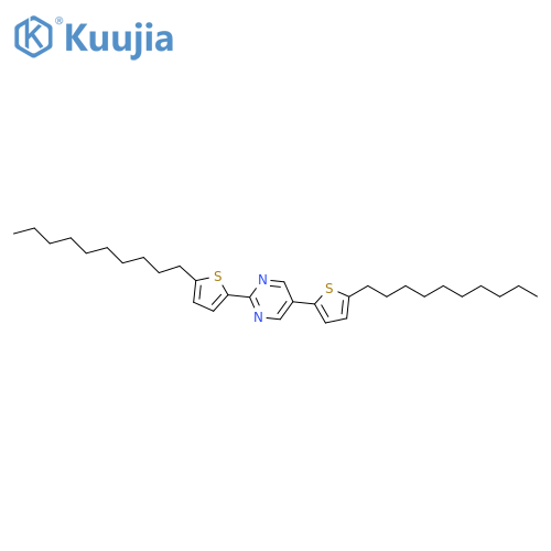 Pyrimidine, 2,5-bis(5-decyl-2-thienyl)- structure