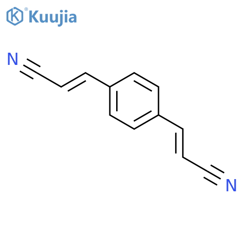 2-Propenenitrile, 3,3'-(1,4-phenylene)bis- structure