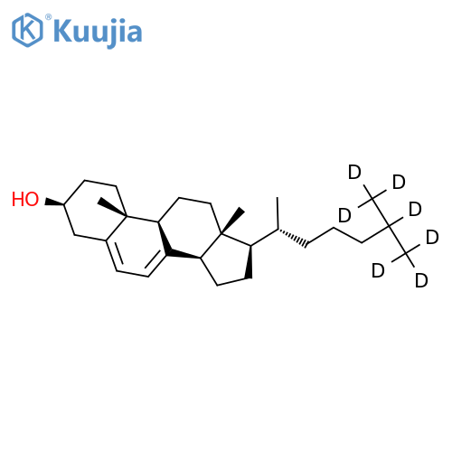 (3b)-7-Dehydro Cholesterol-d7 structure