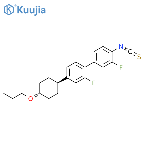 1,1'-Biphenyl,2,3'-difluoro-4'-isothiocyanato-4-(trans-4-propoxycyclohexyl)- structure