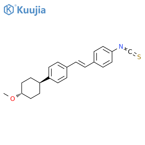 Benzene,1-isothiocyanato-4-[(1E)-2-[4-(trans-4-methoxycyclohexyl)phenyl]ethenyl]- structure