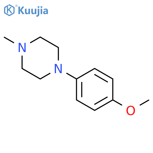 1-(4-methoxyphenyl)-4-methyl-Piperazine structure