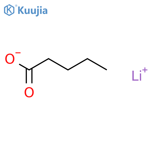 Lithium;pentanoate structure