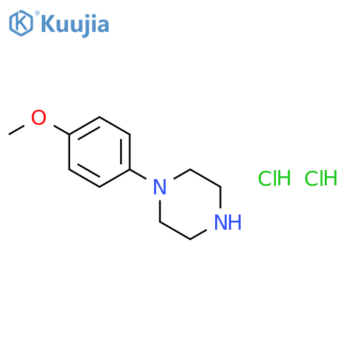 1-(4-Methoxyphenyl)piperazine dihydrochloride structure