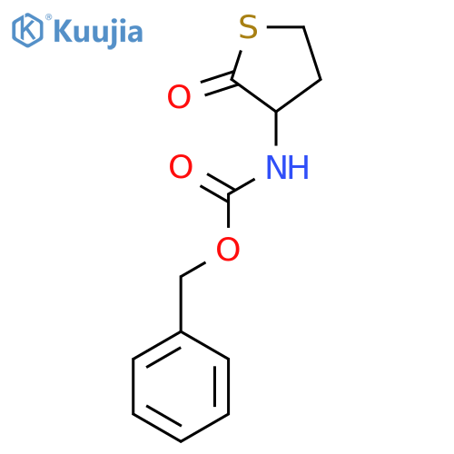 benzyl N-(2-oxothiolan-3-yl)carbamate structure
