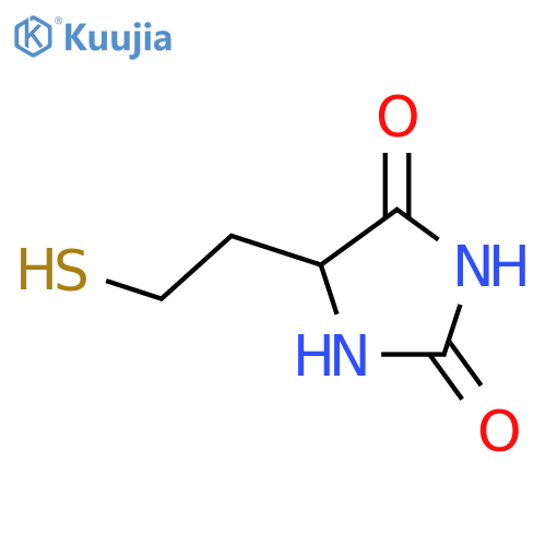 5-(2-sulfanylethyl)imidazolidine-2,4-dione structure