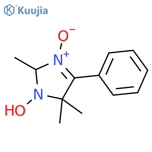1H-Imidazole, 2,5-dihydro-1-hydroxy-2,5,5-trimethyl-4-phenyl-, 3-oxide structure