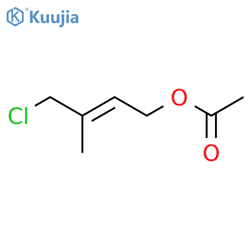 2-Buten-1-ol,4-chloro-3-methyl-, 1-acetate structure