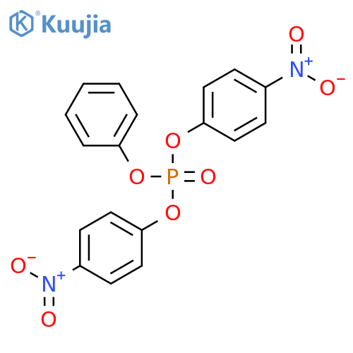 Bis(4-nitrophenyl) Phenyl Phosphate structure