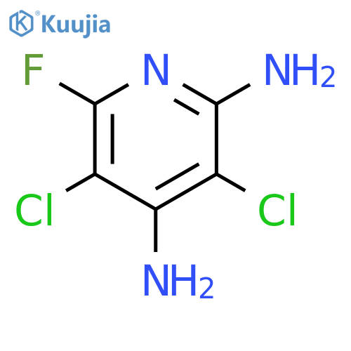 3,5-Dichloro-6-fluoro-2,4-pyridinediamine structure