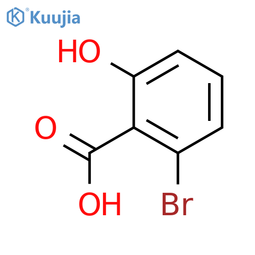 2-Bromo-6-hydroxybenzoic acid structure