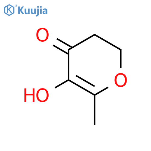 5-hydroxy-6-methyl-2,3-dihydro-4H-pyran-4-one structure