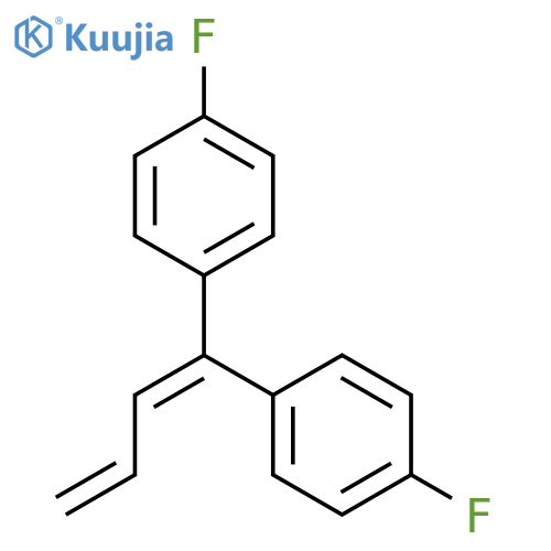 Benzene,1,1'-(1,3-butadienylidene)bis[4-fluoro- structure