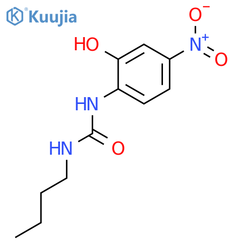 Urea, N-butyl-N'-(2-hydroxy-4-nitrophenyl)- structure