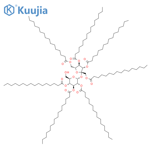 Sucrose heptapalmitate structure