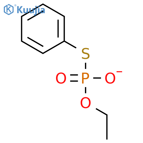 PHOSPHOROTHIOIC ACID, O-ETHYL S-PHENYL ESTER structure