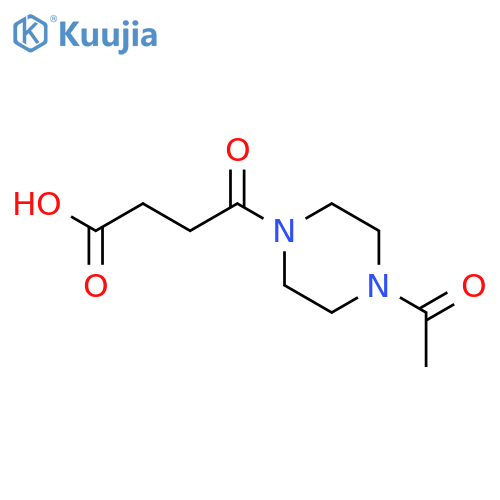 4-(4-ACETYLPIPERAZIN-1-YL)-4-OXOBUTANOIC ACID structure