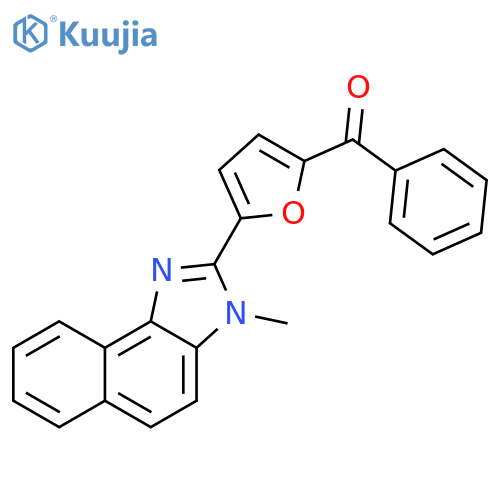 Methanone,[5-(3-methyl-3H-naphth[1,2-d]imidazol-2-yl)-2-furanyl]phenyl- structure