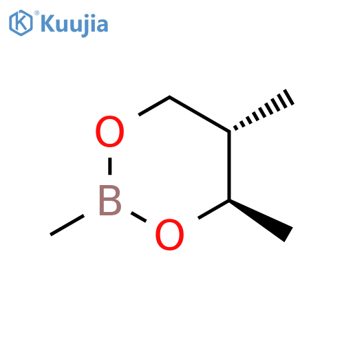1,3,2-Dioxaborinane, 2,4,5-trimethyl-, (4R,5S)-rel- structure