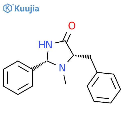 4-Imidazolidinone, 1-methyl-2-phenyl-5-(phenylmethyl)-, (2R,5S)- structure