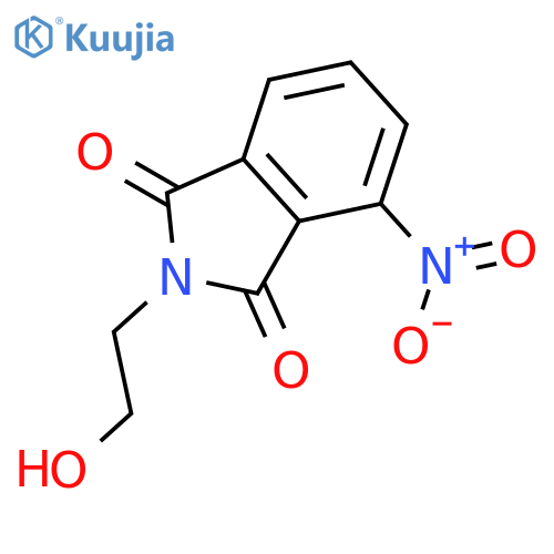 1H-Isoindole-1,3(2H)-dione, 2-(2-hydroxyethyl)-4-nitro- structure