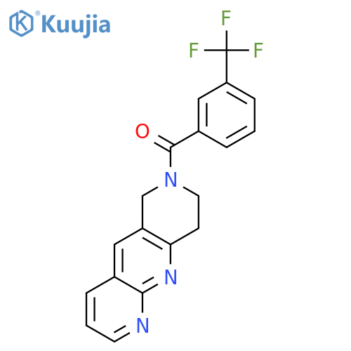 Methanone,(8,9-dihydropyrido[2,3-b][1,6]naphthyridin-7(6H)-yl)[3-(trifluoromethyl)phenyl]- structure
