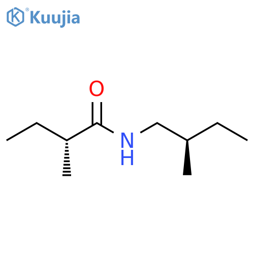 Butanamide, 2-methyl-N-[(2R)-2-methylbutyl]-, (2R)- structure