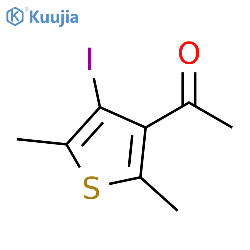 Ethanone, 1-(4-iodo-2,5-dimethyl-3-thienyl)- structure