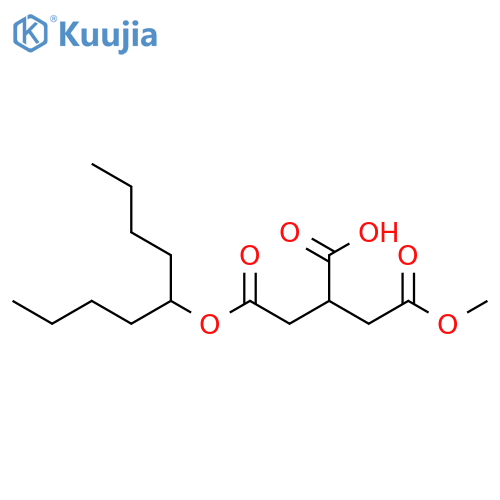 1,2,3-Propanetricarboxylic acid, 1-(1-butylpentyl) 3-methyl ester structure