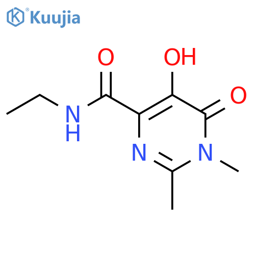 4-Pyrimidinecarboxamide,N-ethyl-1,6-dihydro-5-hydroxy-1,2-dimethyl-6-oxo- structure
