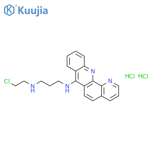 N-(benzo[b][1,10]phenanthrolin-7-yl)-N'-(2-chloroethyl)propane-1,3-diamine dihydrochloride structure
