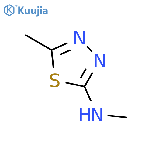 N,5-Dimethyl-1,3,4-thiadiazol-2-amine structure