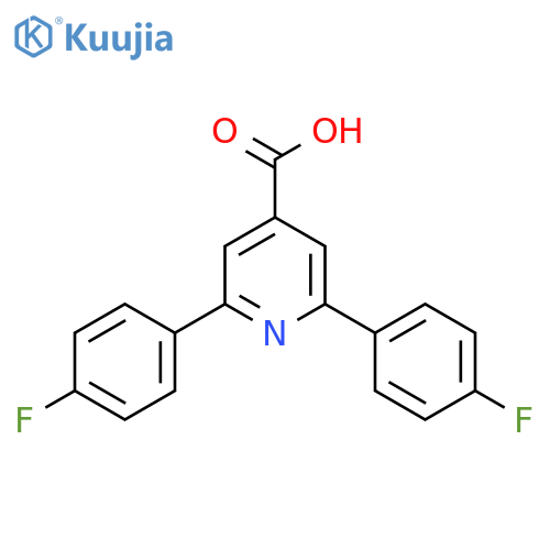 2,6-Bis(4-fluorophenyl)pyridine-4-carboxylic acid structure