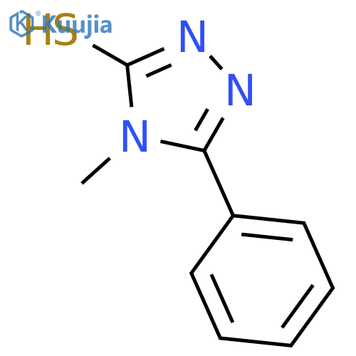 4-Methyl-5-phenyl-4H-1,2,4-triazole-3-thiol structure