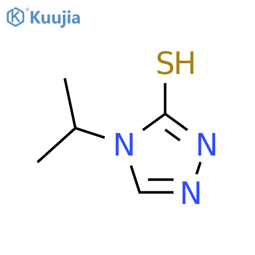 4-(propan-2-yl)-4H-1,2,4-triazole-3-thiol structure