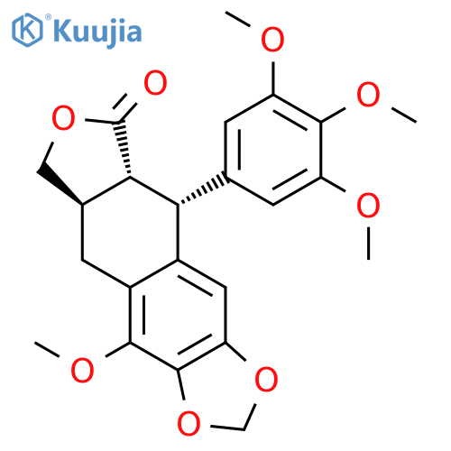 Peltatin, β, α Methyl Ether structure