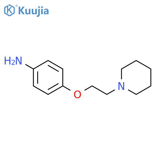 4-(2-Piperidin-1-yl-ethoxy)-phenylamine structure