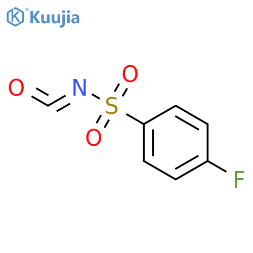 Benzenesulfonylisocyanate, 4-fluoro- structure