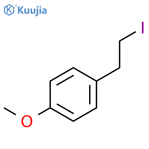 Benzene, 1-(2-iodoethyl)-4-methoxy- structure