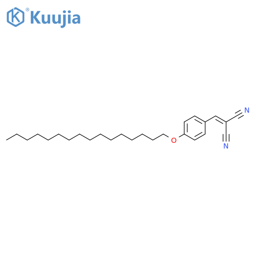 Propanedinitrile, [[4-(hexadecyloxy)phenyl]methylene]- structure