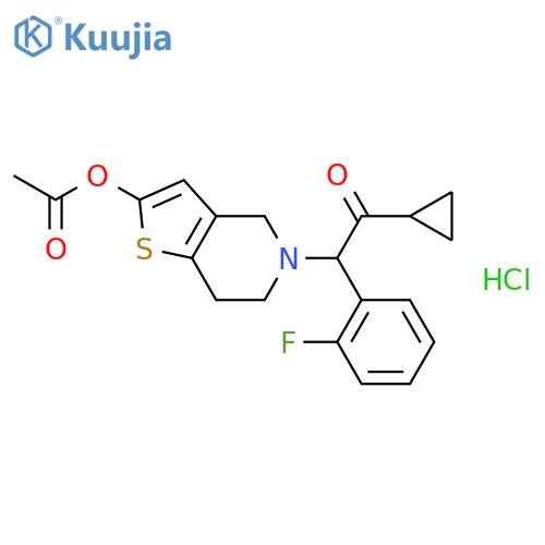 Prasugrel hydrochloride structure