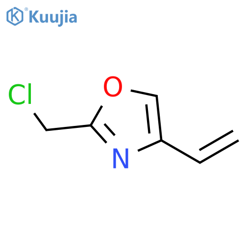 Oxazole, 2-(chloromethyl)-4-ethenyl- structure