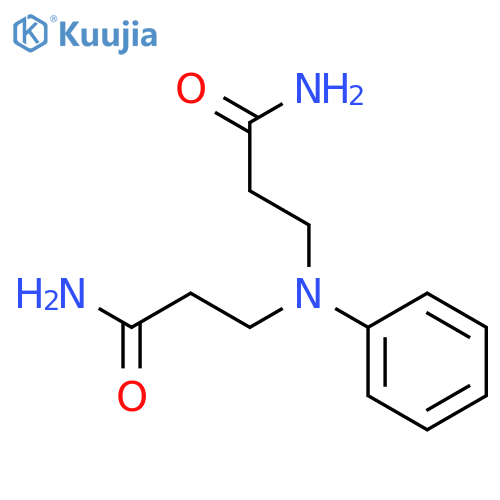 Propanamide, 3,3'-(phenylimino)bis- structure