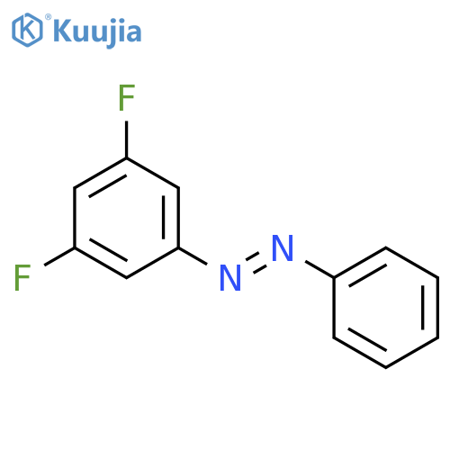 (E)-1-(3,5-difluorophenyl)-2-phenyldiazene structure