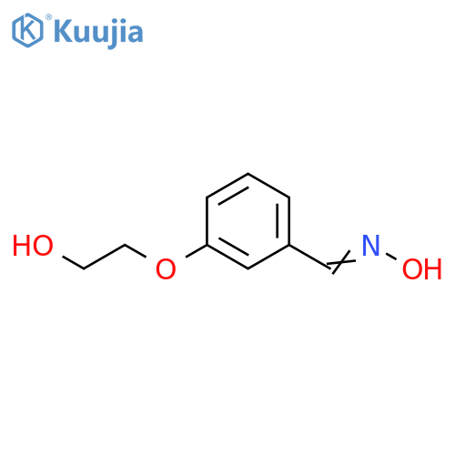 Benzaldehyde, 3-(2-hydroxyethoxy)-, oxime structure