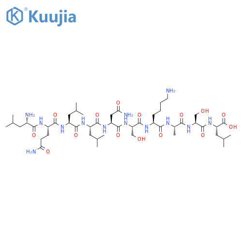 L-Leucine,L-leucyl-L-glutaminyl-L-leucyl-L-leucyl-L-asparaginyl-L-seryl-L-lysyl-L-alanyl-L-seryl- structure
