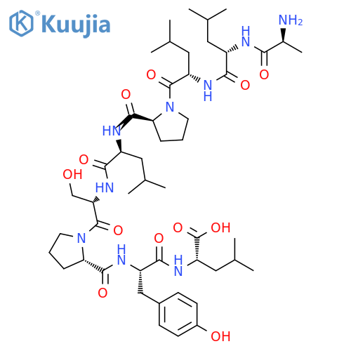 L-Leucine,L-alanyl-L-leucyl-L-leucyl-L-prolyl-L-leucyl-L-seryl-L-prolyl-L-tyrosyl- structure