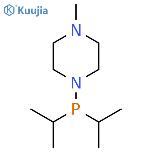 Piperazine, 1-[bis(1-methylethyl)phosphino]-4-methyl- structure