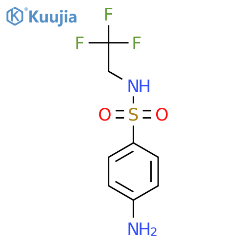 4-amino-N-(2,2,2-trifluoroethyl)benzenesulfonamide structure