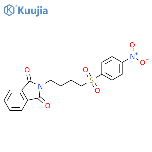 1H-Isoindole-1,3(2H)-dione, 2-[4-[(4-nitrophenyl)sulfonyl]butyl]- structure